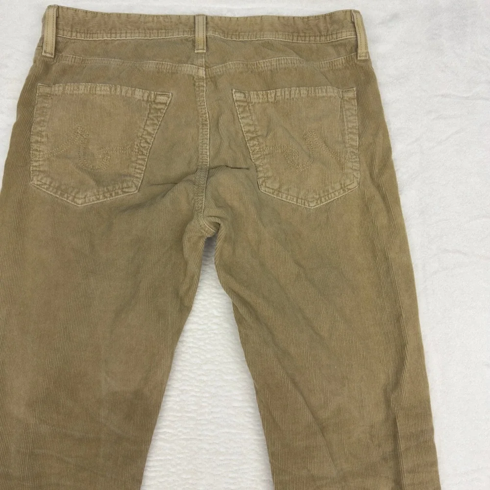 AG Adriano Goldschmied Graduate Corduroy Pants Mens 32x34 Tan Khaki Tailored Leg